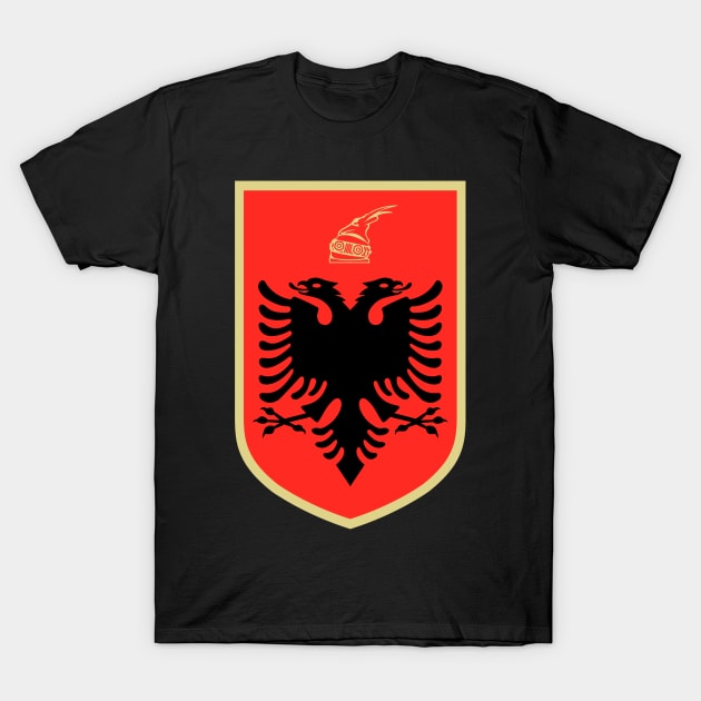 Albania T-Shirt by Wickedcartoons